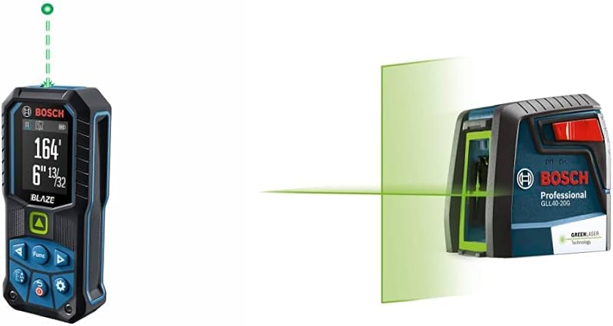 Bosch GLL40-20G Green Beam Cross-Line Laser