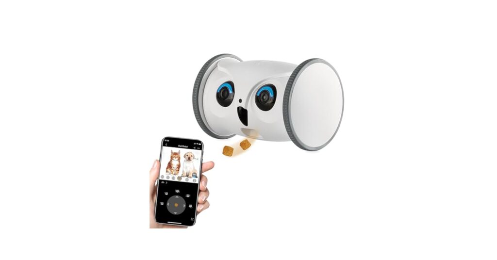 SKYMEE Owl Robot Feeder With Camera