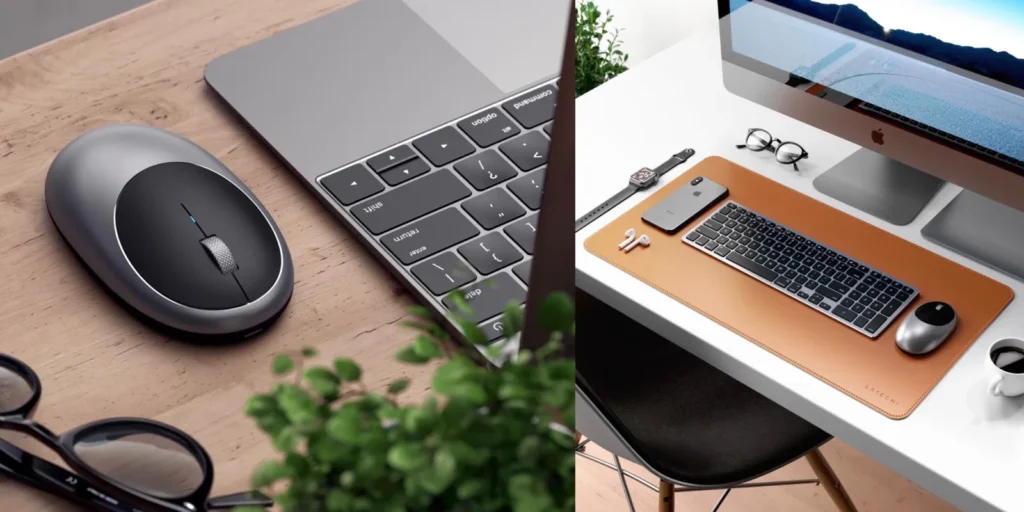 Satechi Eco-Leather Wireless Desk Pad