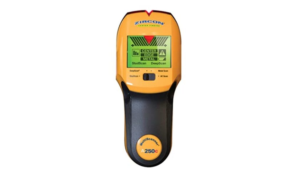 Zircon Multiscanner A250c Center Finding Stud Finder