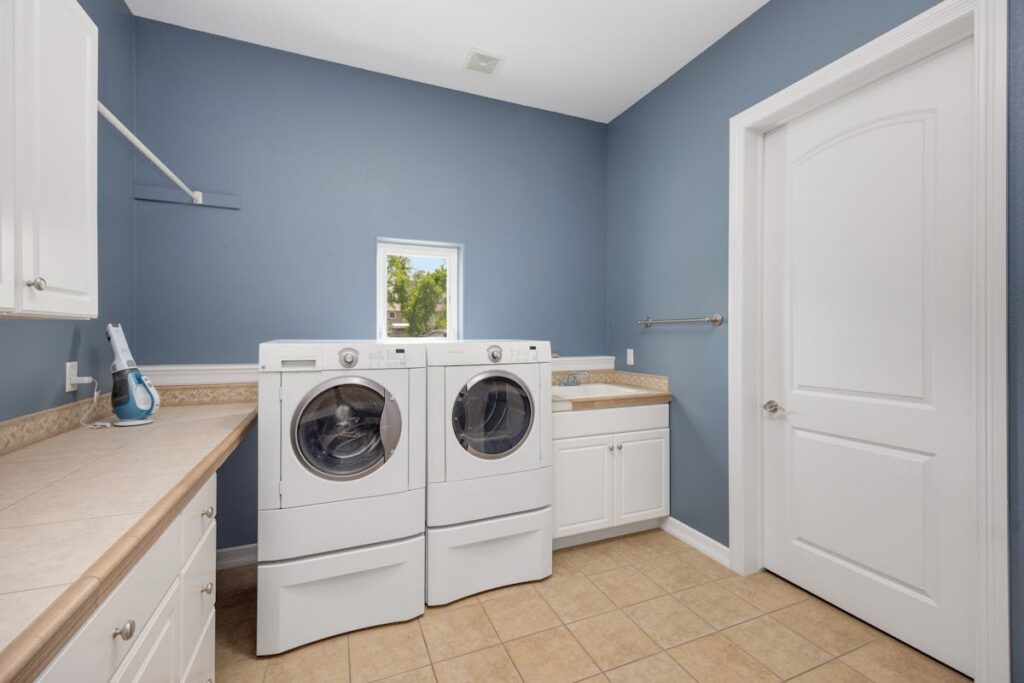 Deep Cleaning the Laundry Room