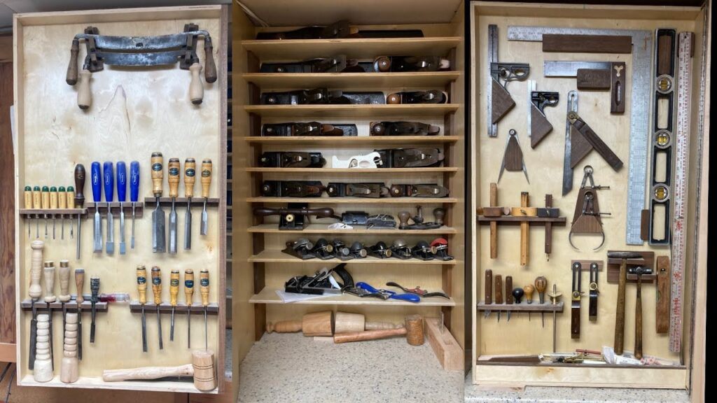 Fold-Out Wall-Mounted Tool Cabinets