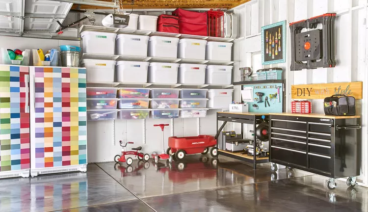 Wall Storage Works So Well in Tight Garages