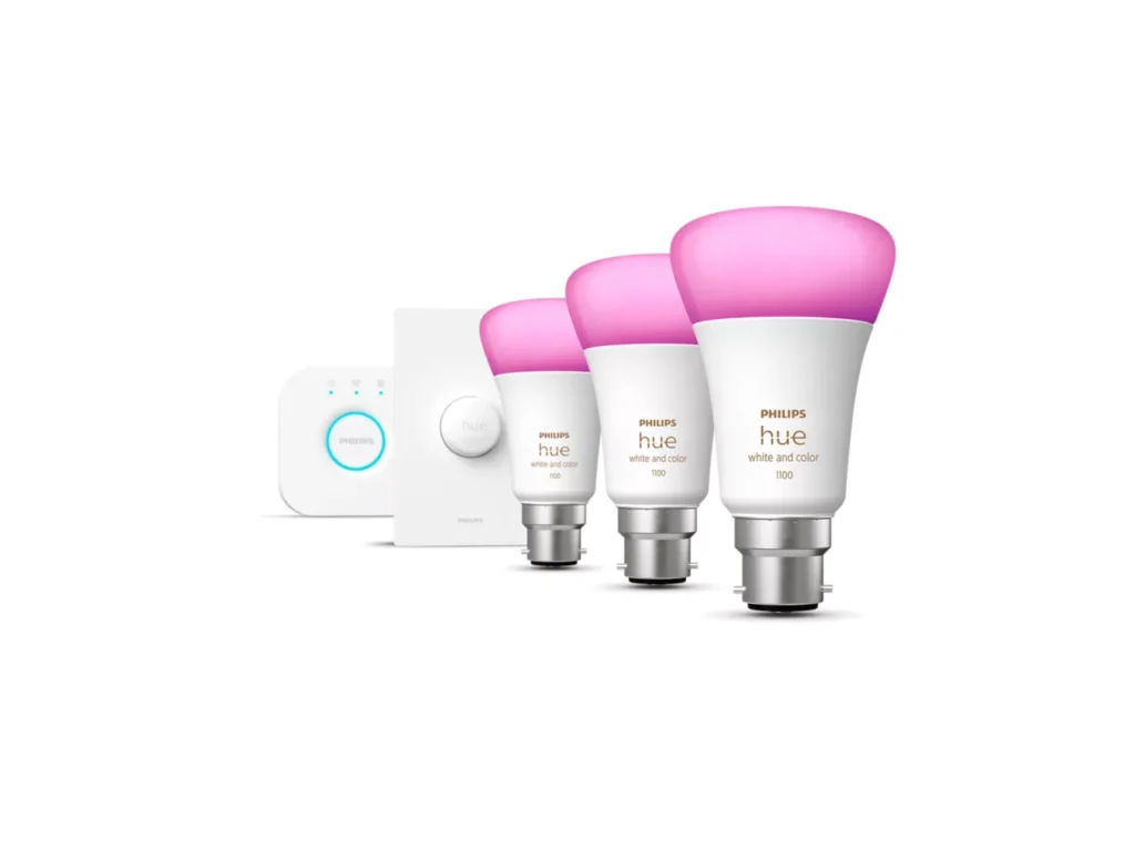 Philips Hue Smart LED Bulbs (Bluetooth & Matter-Ready)