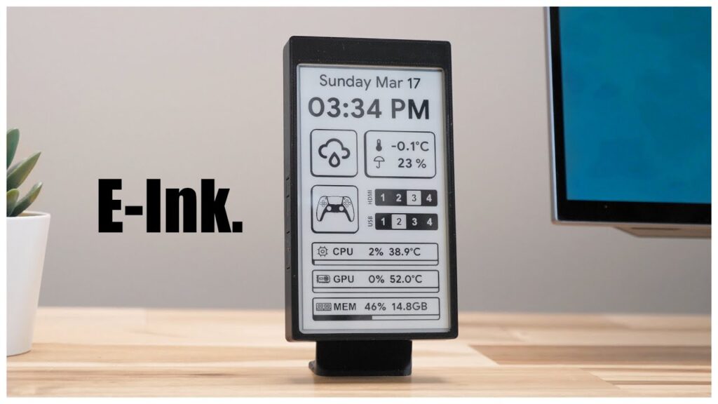 Smart E-Ink Mini Displays (Digital Sticky Notes)