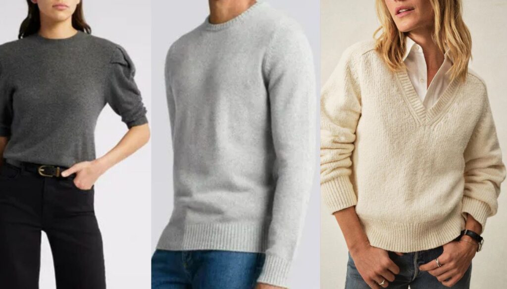 The Wool or Cashmere Sweater