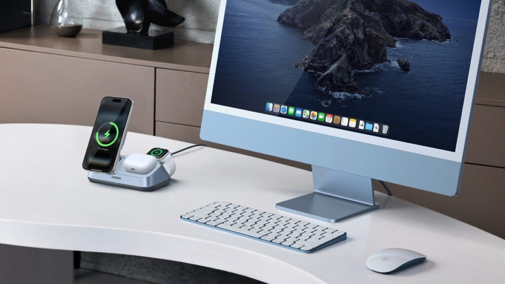 UGREEN MagFlow 3-in-1 Qi2 Dock