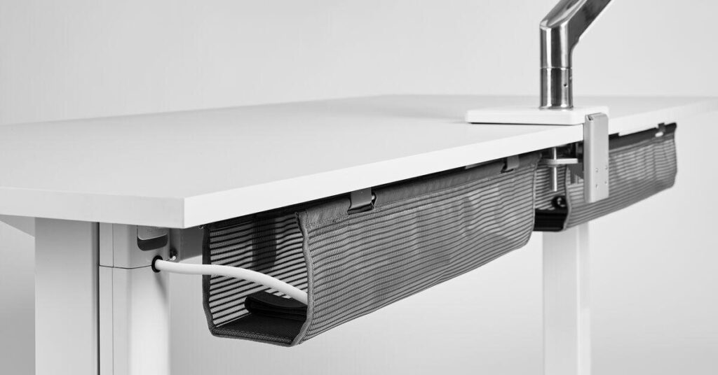 Univivi Under Desk Cable Management Tray