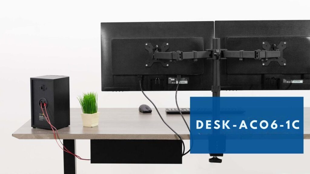 VIVO DESK-AC06-1C 17" Under Desk Cable Management Tray