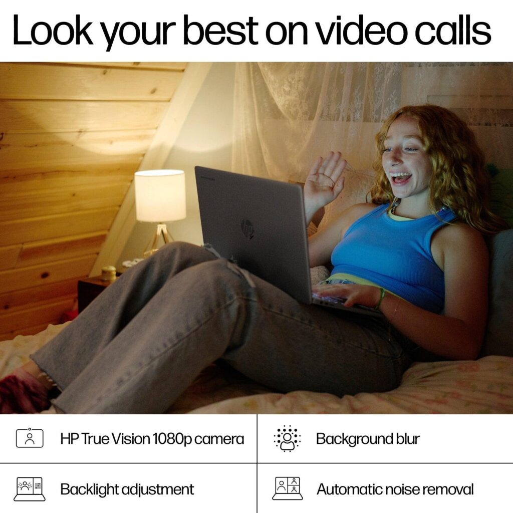 HP Chromebook Plus (New) for video calls