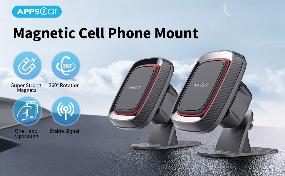 APPS2Car Universal Magnetic Dashboard Mount