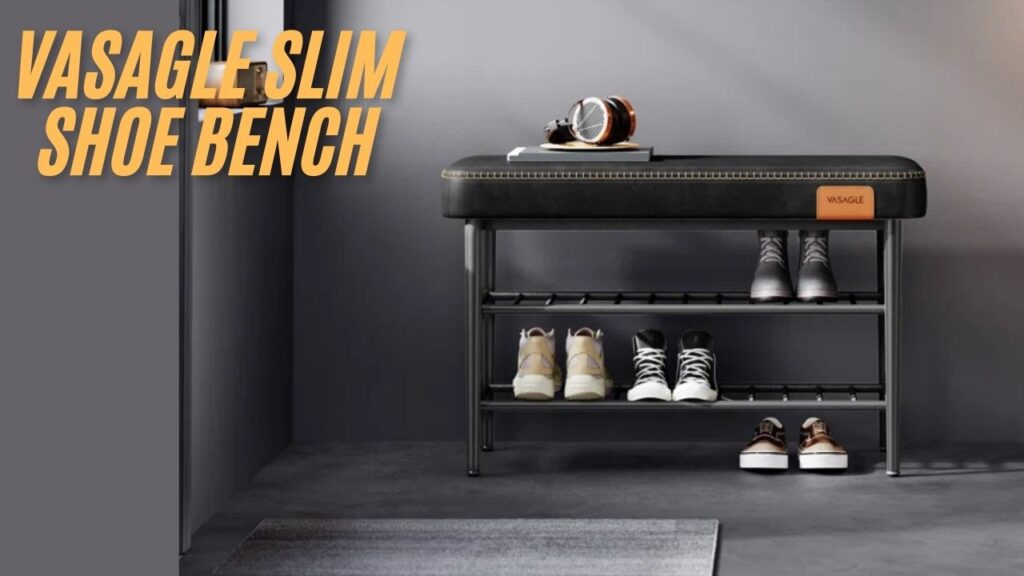 VASAGLE Slim Shoe Bench