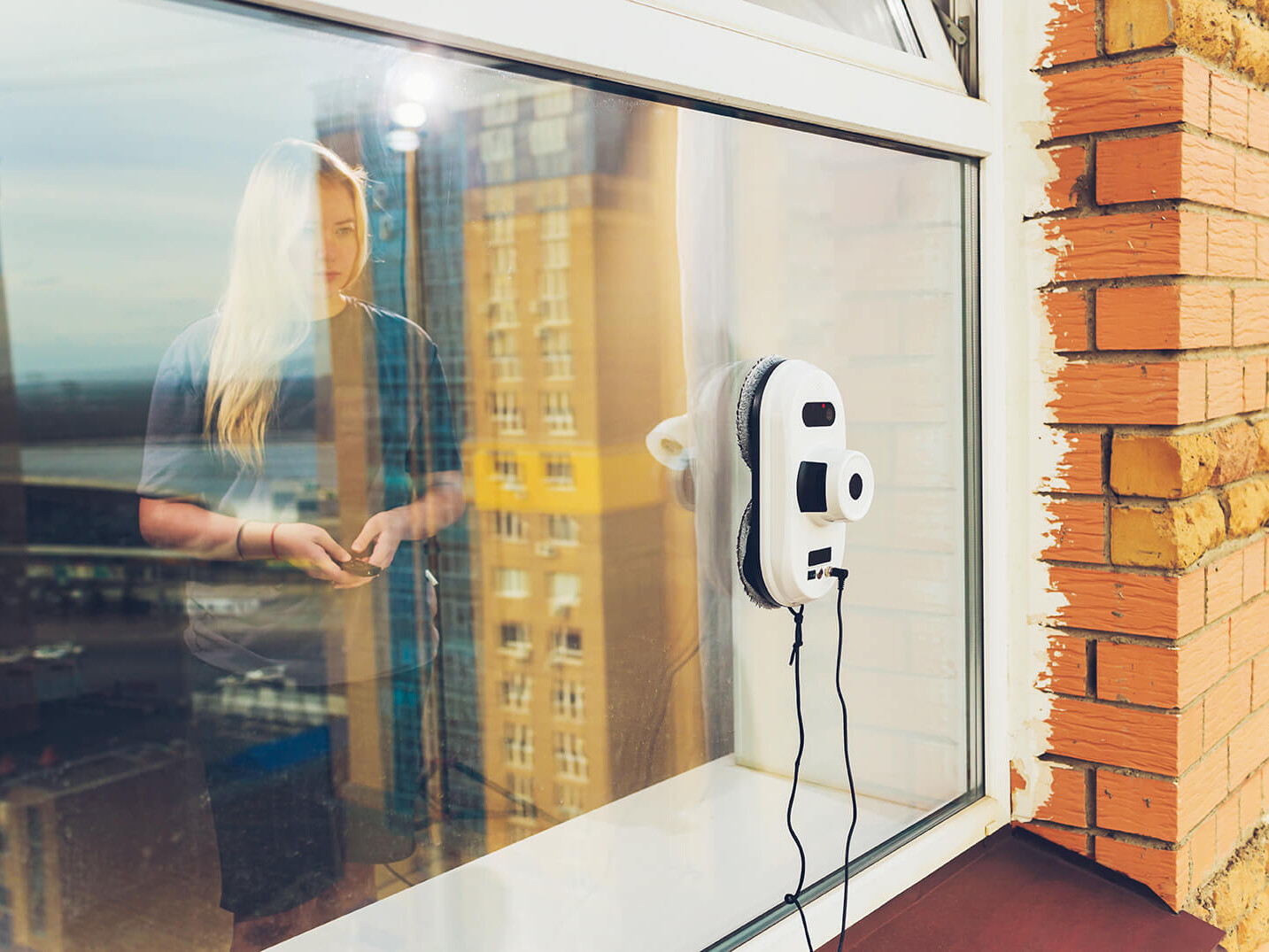 Autonomous Indoor & Outdoor Window-Glass Cleaner Robot