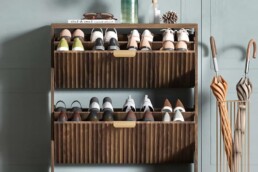 Dunelm Fulton Slim Shoe Cabinet